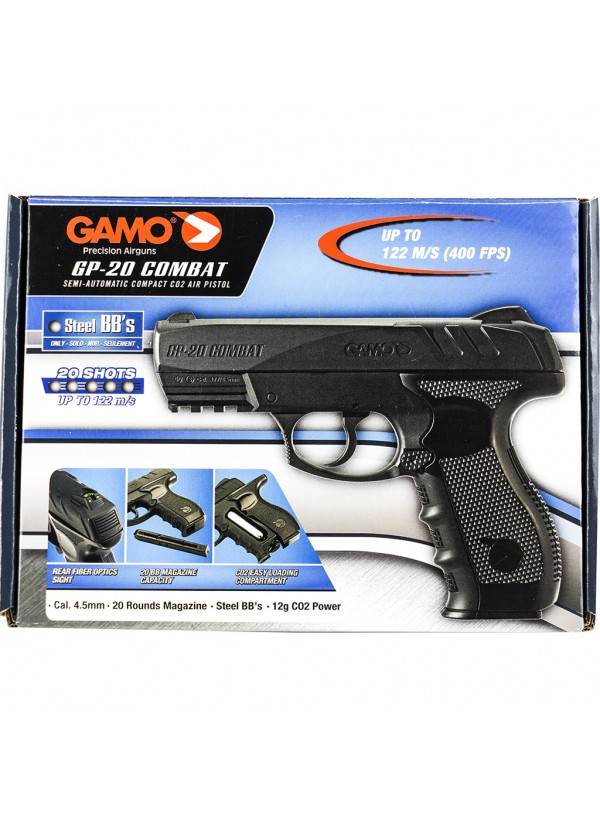 Pistola Aire Comprimido Co2 Gamo Gp-20 Potente Cal 4,5mm